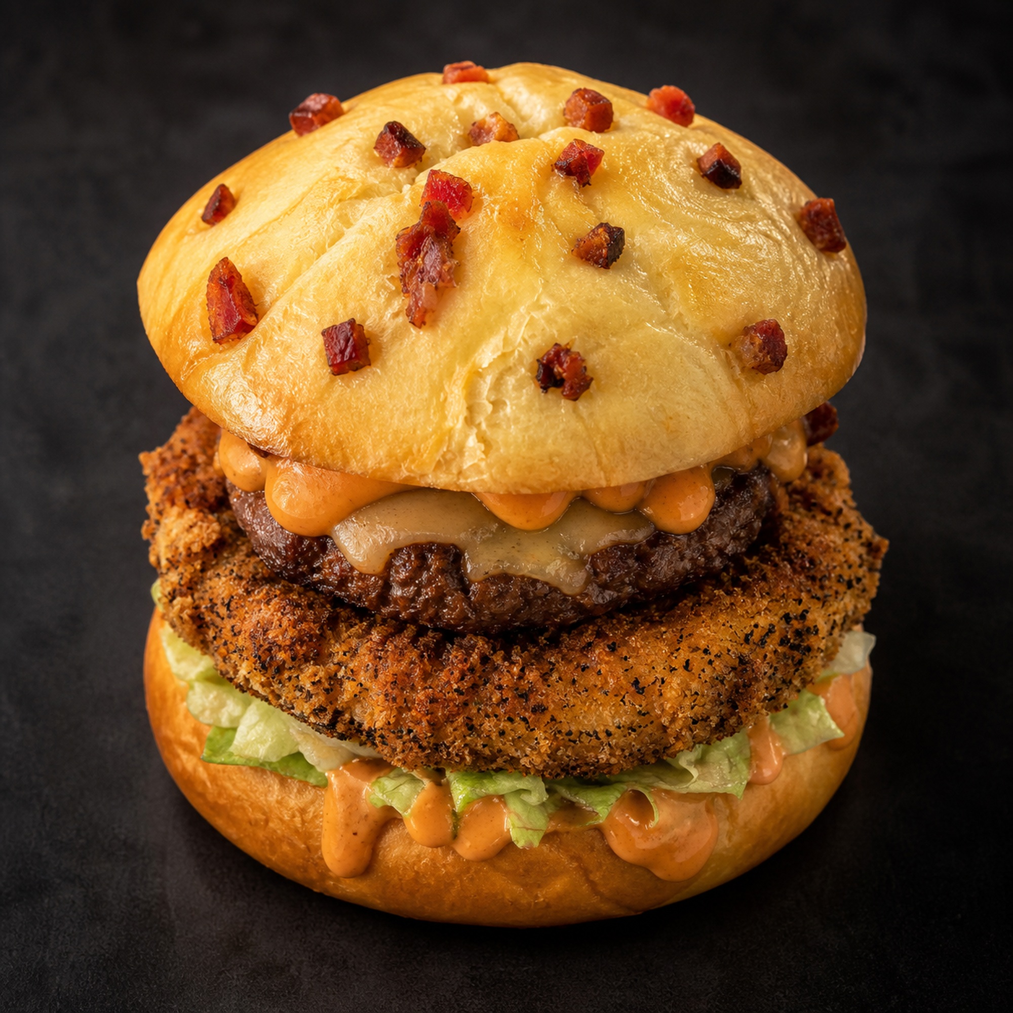 Burger Drwala – widok z góry