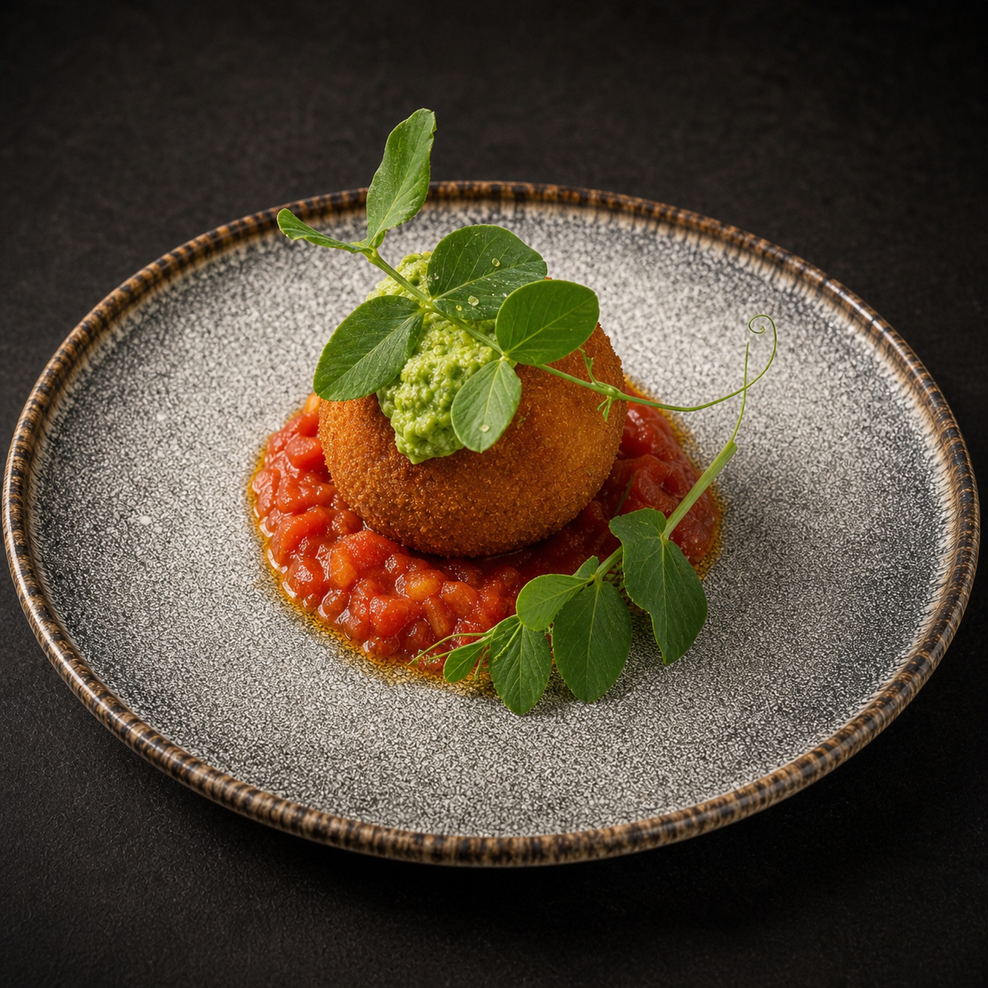 Arancini z mięsem mielonym i serem