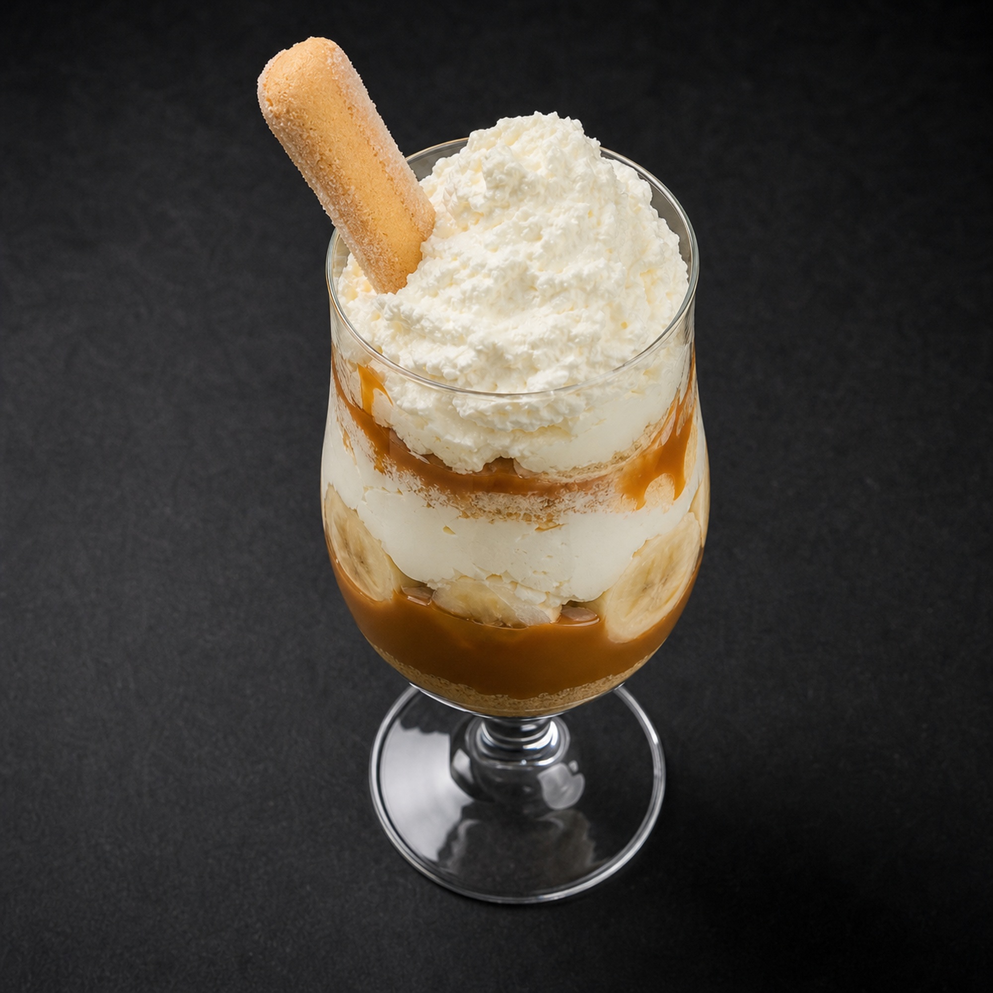Deser Banoffee – widok z góry sesja 1